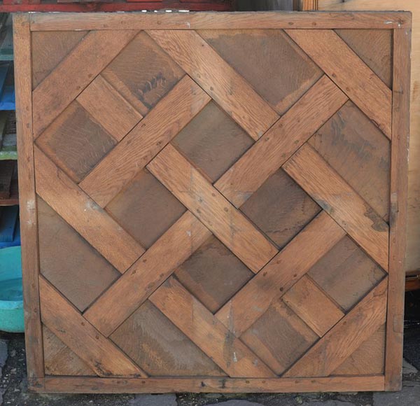 Lot of Versailles parquet flooring and Chantilly oak parquet flooring from the 18th century-17