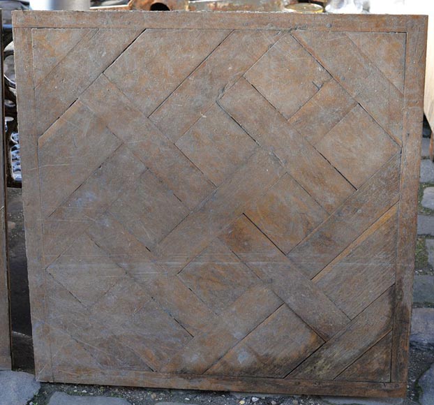 Lot of Versailles parquet flooring and Chantilly oak parquet flooring from the 18th century-18