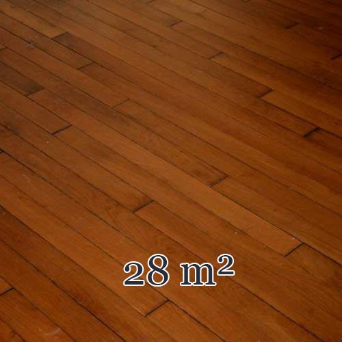 Lot of 28 m² of oak parquet flooring