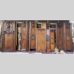 Set of carved oak panelling from the end of the 19th century