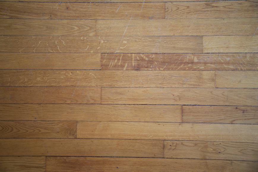 Lot of 38 m2 of old oak parquet flooring-2