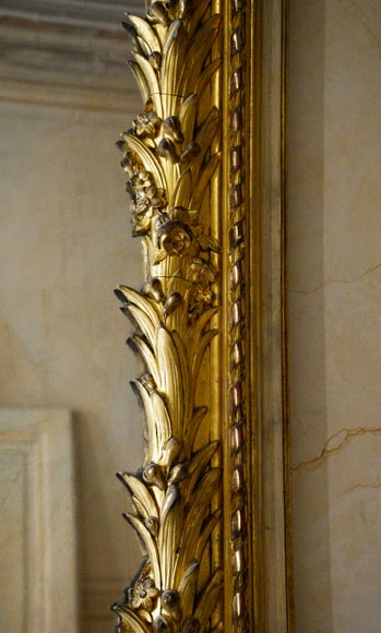 Antique gilded Louis XV style trumeau-4
