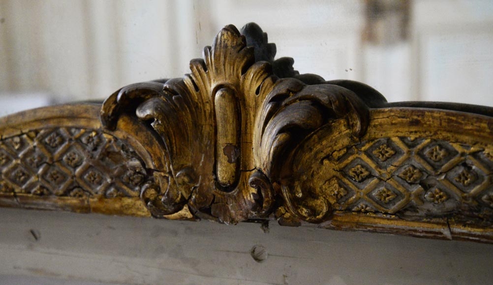 Antique gilded Louis XV style trumeau-6