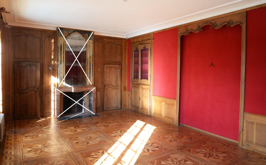 Grande Table De Salle à Manger En Chêne Massif - 3 Portes 5 Tiroirs - Style XVIIIe - Occasion