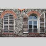 Two pairs of wooden shutters 