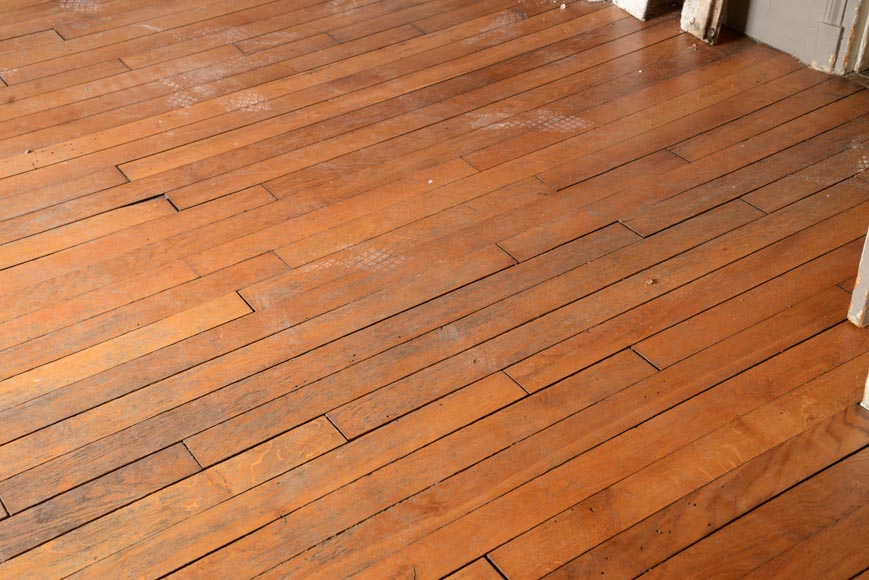 Lot of 20 m² of old oak parquet flooring-2
