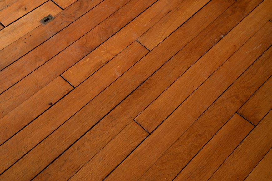 Lot of 20 m² of old oak parquet flooring-3