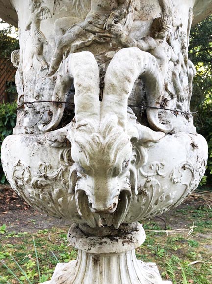 François GIRARDON (after) - Reconstituted stone vase-2