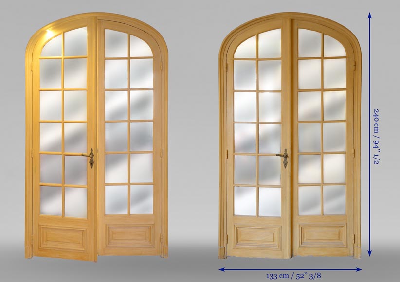 Pair of double doors with mirrors -9