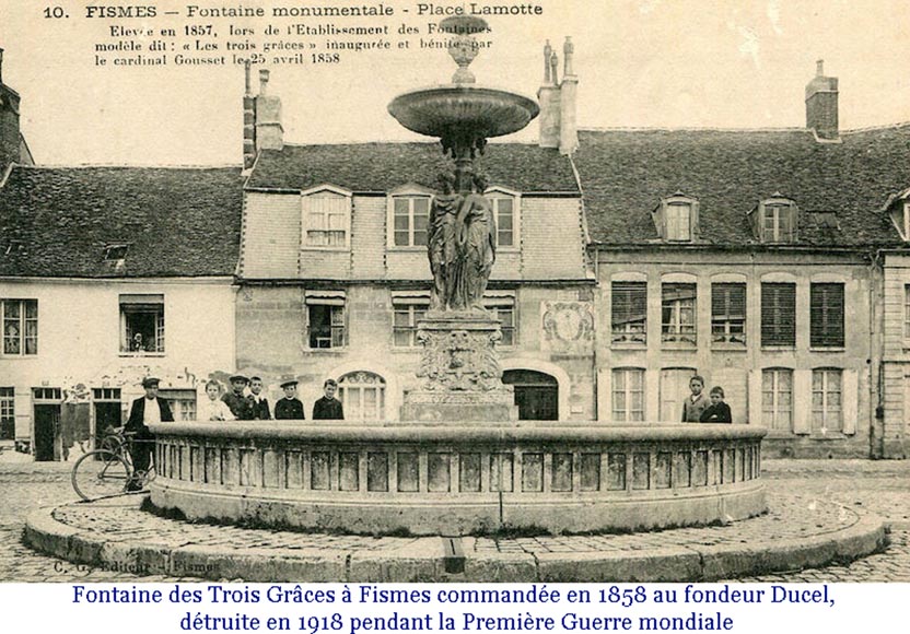 DUCEL from Germain PILON, Cast iron fountain  “the Three graces” -2