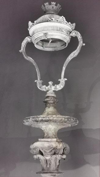 Important pair of bronze candelabra, 1868-7