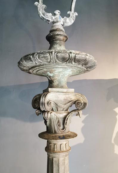 Important pair of bronze candelabra, 1868-8