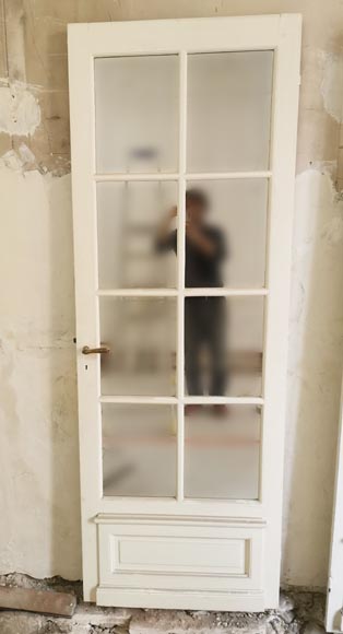 Pair of simple doors with mirrors, end of the 19th century-1