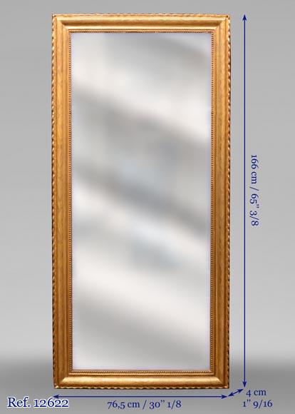 Louis Philippe style rectangular mirror-6