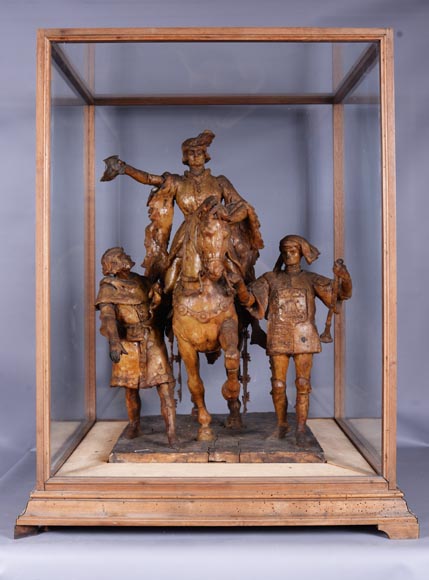 Jean GAUTHERIN (1840 – 1890) (attr. to), Wax model for the monument to Étienne MARCEL, 1882-1