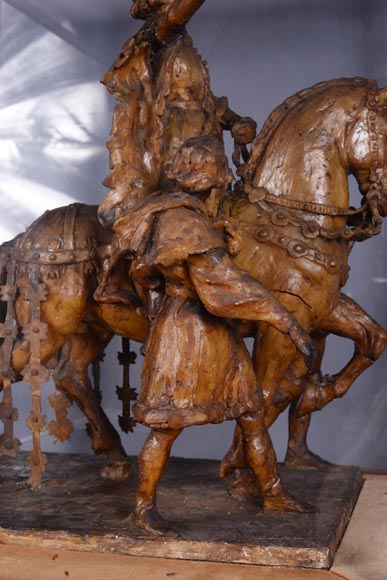Jean GAUTHERIN (1840 – 1890) (attr. to), Wax model for the monument to Étienne MARCEL, 1882-4