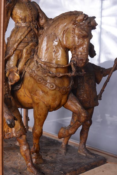 Jean GAUTHERIN (1840 – 1890) (attr. to), Wax model for the monument to Étienne MARCEL, 1882-5