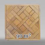 Versailles oak parquet flooring set, 18th century