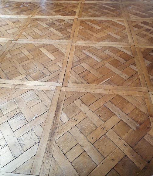 Versailles oak parquet flooring set, 18th century-1