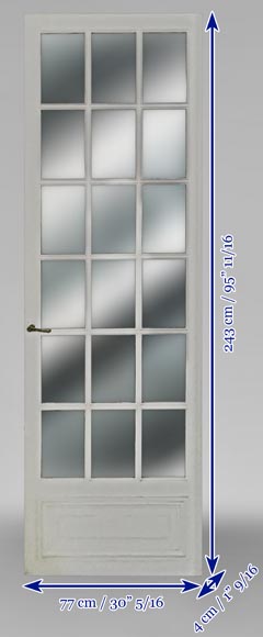 Simple door with mirrors-5