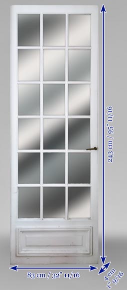 Simple door with mirrors-5