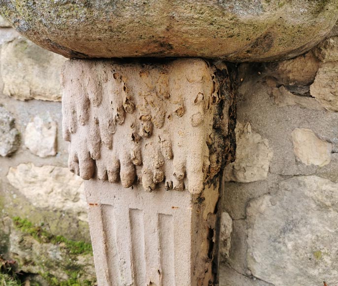 Wall fountain in Saint Maximin stone, end of the 19th century-5