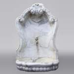 Small Louis XV interior fountain, Arabescato marble
