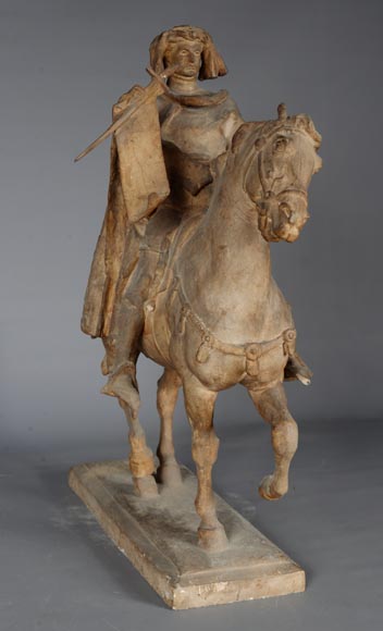 Jean-Antoine IDRAC (1849 – 1884), Plaster model for contest of the Étienne MARCEL monument, 1882-2