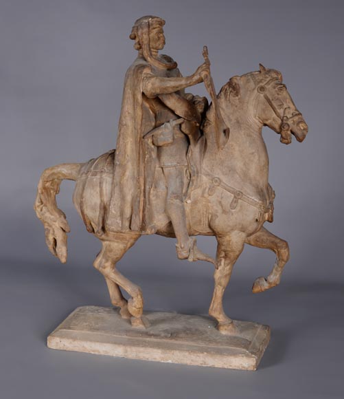Jean-Antoine IDRAC (1849 – 1884), Plaster model for contest of the Étienne MARCEL monument, 1882-3