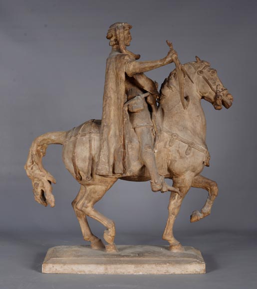 Jean-Antoine IDRAC (1849 – 1884), Plaster model for contest of the Étienne MARCEL monument, 1882-4