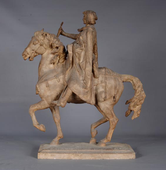 Jean-Antoine IDRAC (1849 – 1884), Plaster model for contest of the Étienne MARCEL monument, 1882-5