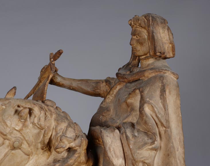 Jean-Antoine IDRAC (1849 – 1884), Plaster model for contest of the Étienne MARCEL monument, 1882-10