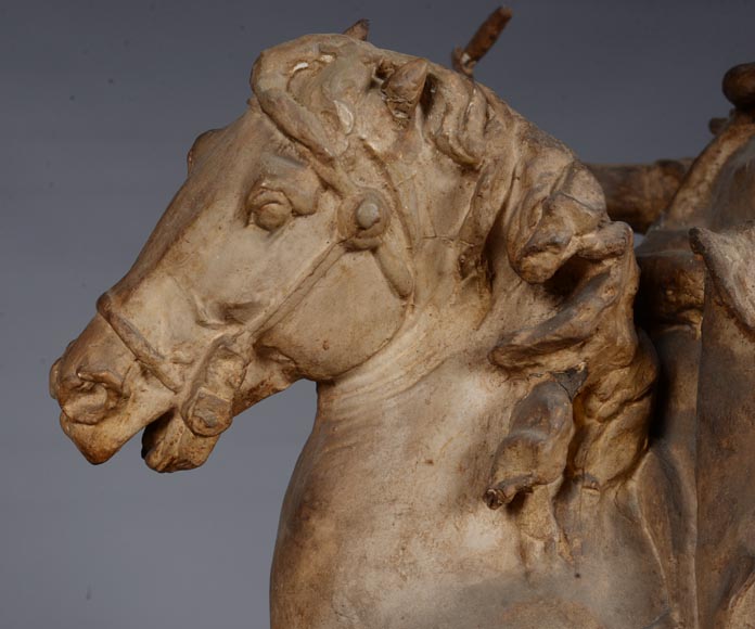 Jean-Antoine IDRAC (1849 – 1884), Plaster model for contest of the Étienne MARCEL monument, 1882-11