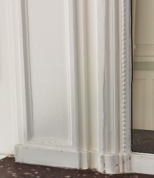 Louis XVI style trumeau with pilasters and rosaces-3