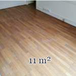 Lot of 11m² of old oak parquet flooring