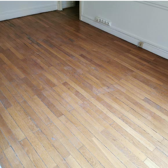 Lot of 11m² of old oak parquet flooring-0