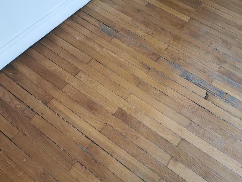 Lot of 11m² of old oak parquet flooring-2