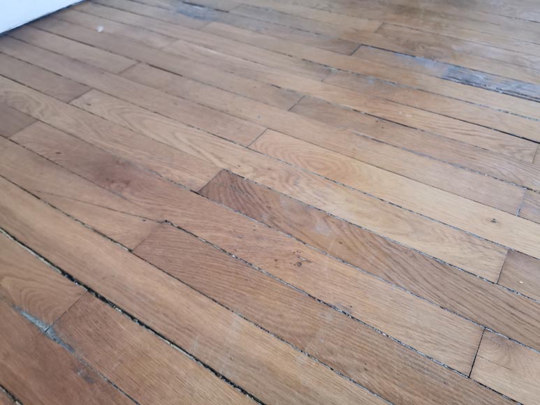 Lot of 11m² of old oak parquet flooring-3