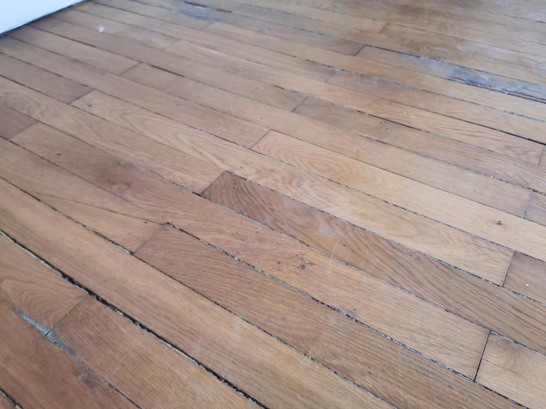Lot of 11m² of old oak parquet flooring-3