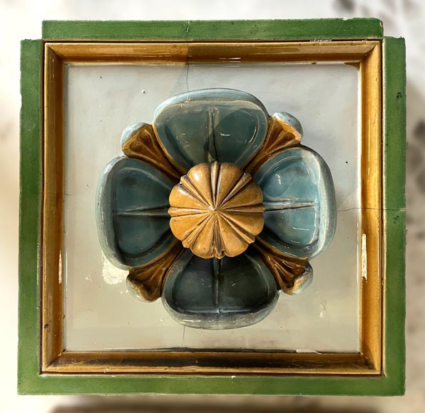 Emile Müller (1823-1889), Set of earthenware panels, circa 1880-1889-3