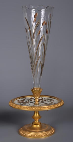 Ferdinand Duvinage – Pair of single-flower vases with a ivory marquetry decoration-2