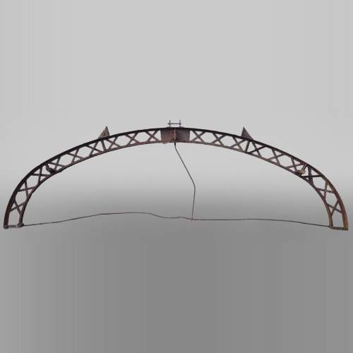 Set of twelve metallic structure shaped as an arc, 19th century