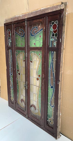 Art Nouveau, stained glass beginning of the 20th century-2