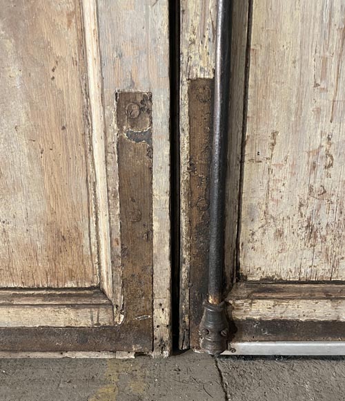 Important double front door, 19th century-8