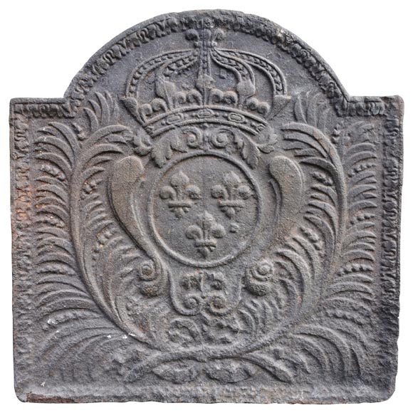 Fireback with the French Coat of Arms-0