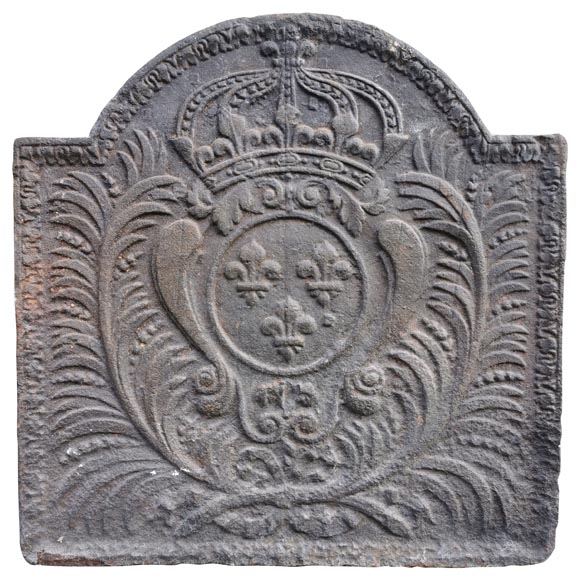 Fireback with the French Coat of Arms-0
