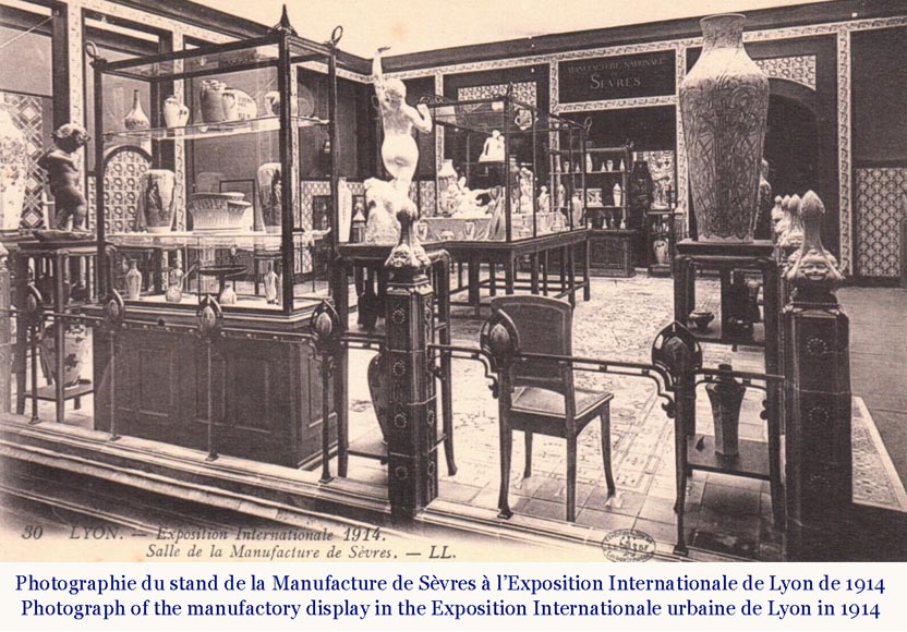  Manufacture de Sèvres «Matinado », ceramic sculpture from a model by Félix CHARPENTIER, 1910-1