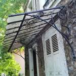 Series of a three cast iron structure for canopy