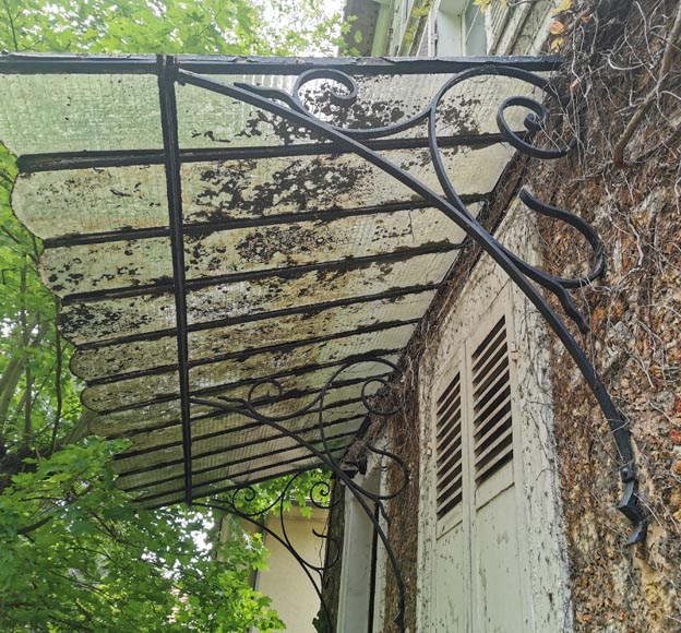 Series of a three cast iron structure for canopy-1