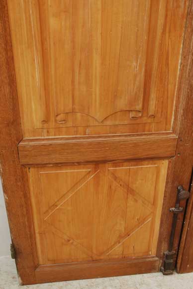 Set of 19th century wooden doors-7